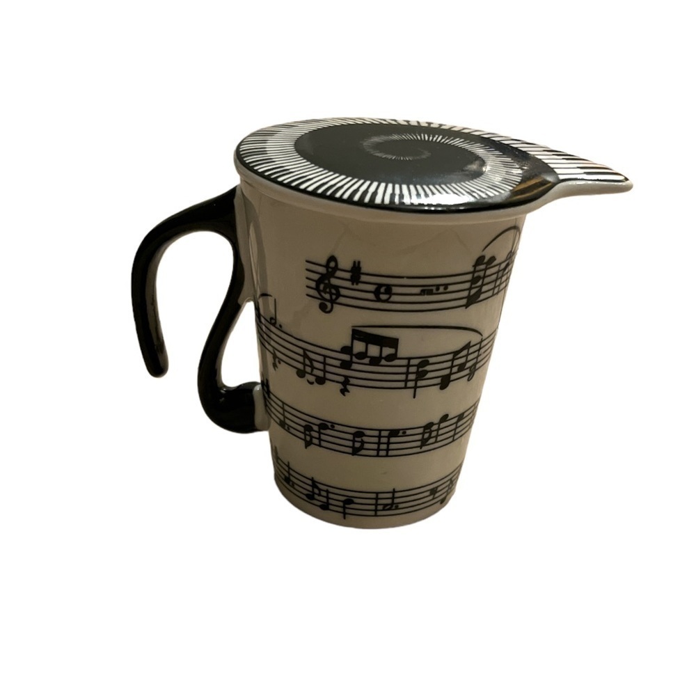 Musical Notes Holds Piano Song Coffee Tea Ceramic Mug Cup 10oz